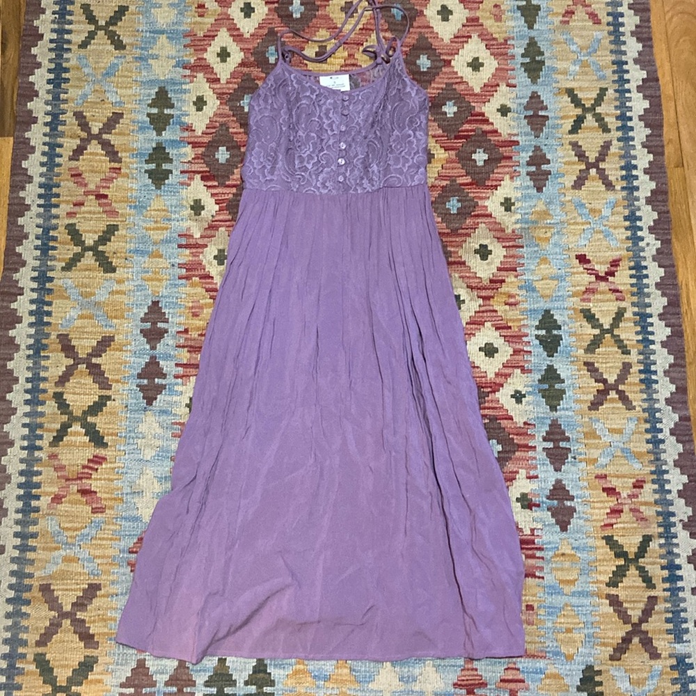 Purple Urban Outfitters midi dress s/m